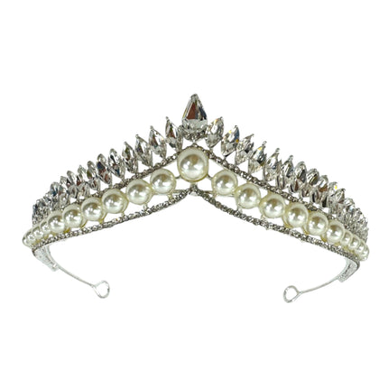Crystal Tiara Crown CR1030-24 (1PC)