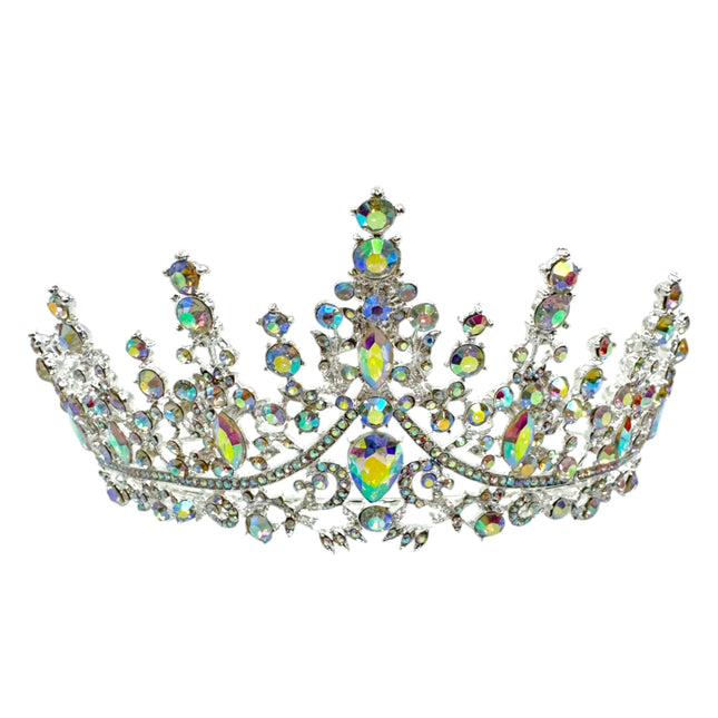 Crystal Tiara Crown CR1030-13 (1PC)