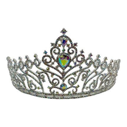 Crystal Tiara Crown CR1030-3 (1PC)