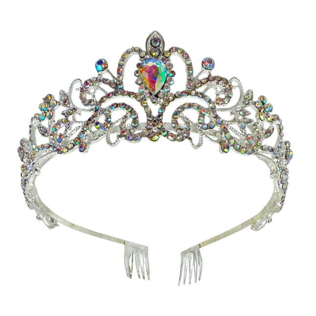 Crystal Tiara Crown CR1030-37 (1PC)