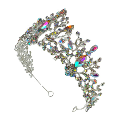 Crystal Tiara Crown CR1030-34 (2PC)