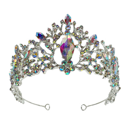 Crystal Tiara Crown CR1030-34 (2PC)