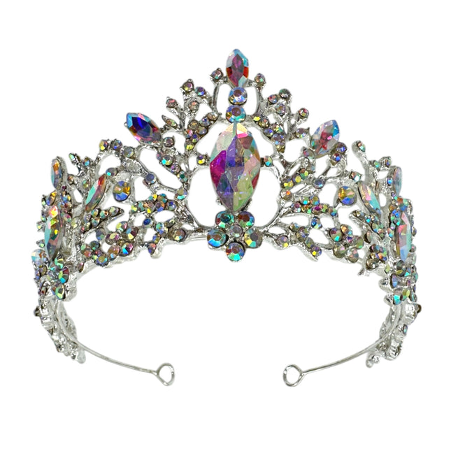 Crystal Tiara Crown CR1030-34 (1PC)