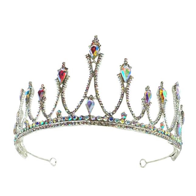 Crystal Tiara Crown CR1030-18 (1PC)