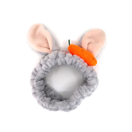Cute Bunny Ear Carrot Spa Headwrap HW3314-62 (12PC)