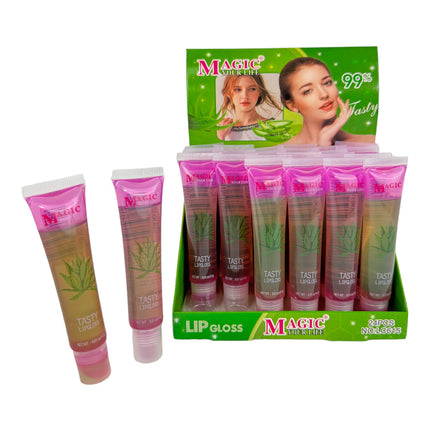 Magic Your Life 99% Aloe Vera Lip Gloss  LC615 (24PC)