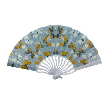 Multi Floral Butterfly Hand Held Folding Fan FN0437 (12PC)