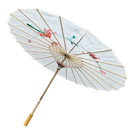 Traditional Floral Sunshade Oil Cloth Paper Umbrella UM5044 (6PC)