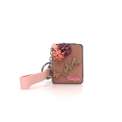 Butterfly Flower Decor Mirror Key Chain  KC3222-31 (12PC)
