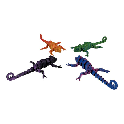 3D Animal Toy Chameleon TY5319-17 (12PC)