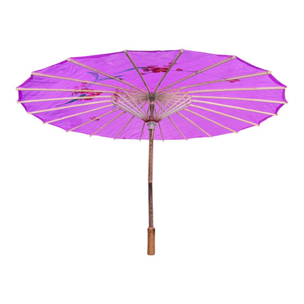 Traditional Floral Sunshade Oil Cloth Paper Umbrella UM5044 (6PC)