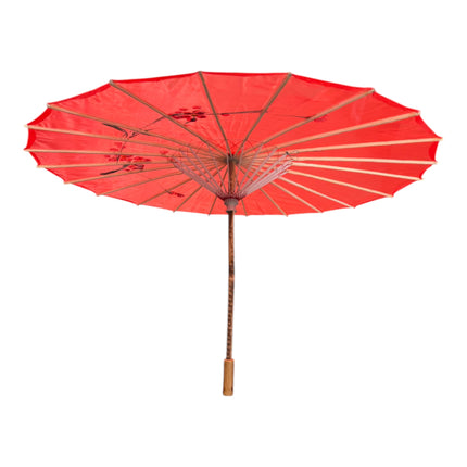 Traditional Floral Sunshade Oil Cloth Paper Umbrella UM5044 (6PC)