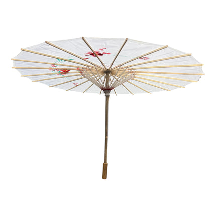 Traditional Floral Sunshade Oil Cloth Paper Umbrella UM5044 (6PC)