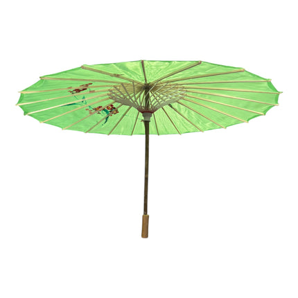 Traditional Floral Sunshade Oil Cloth Paper Umbrella UM5044 (6PC)