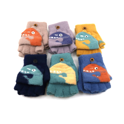 Kids Dino Knitted Glove GE103-3 (12PAIR)
