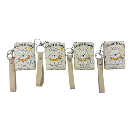 Cute Puppy Animal Mirror Key Chain MR5311-15 (12PC)