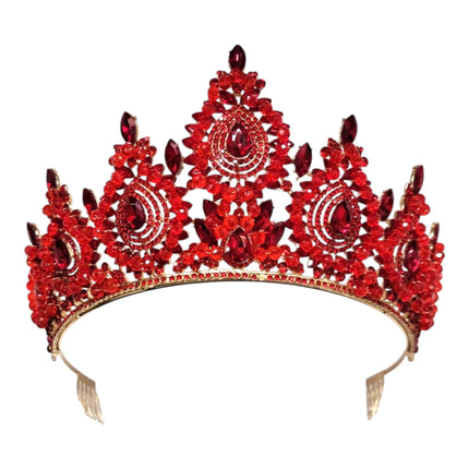 Crystal Tiara Crown HT0978 (1PC)
