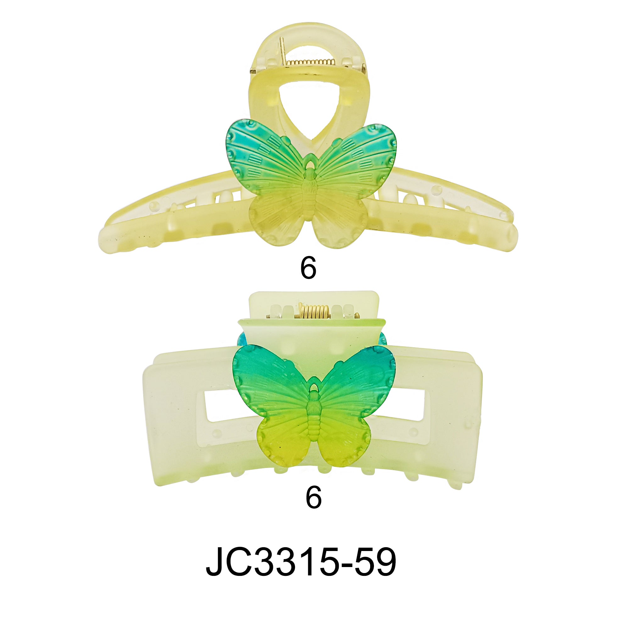 BUTTERFLY CLAW CLIP 3315-59 (12PC)