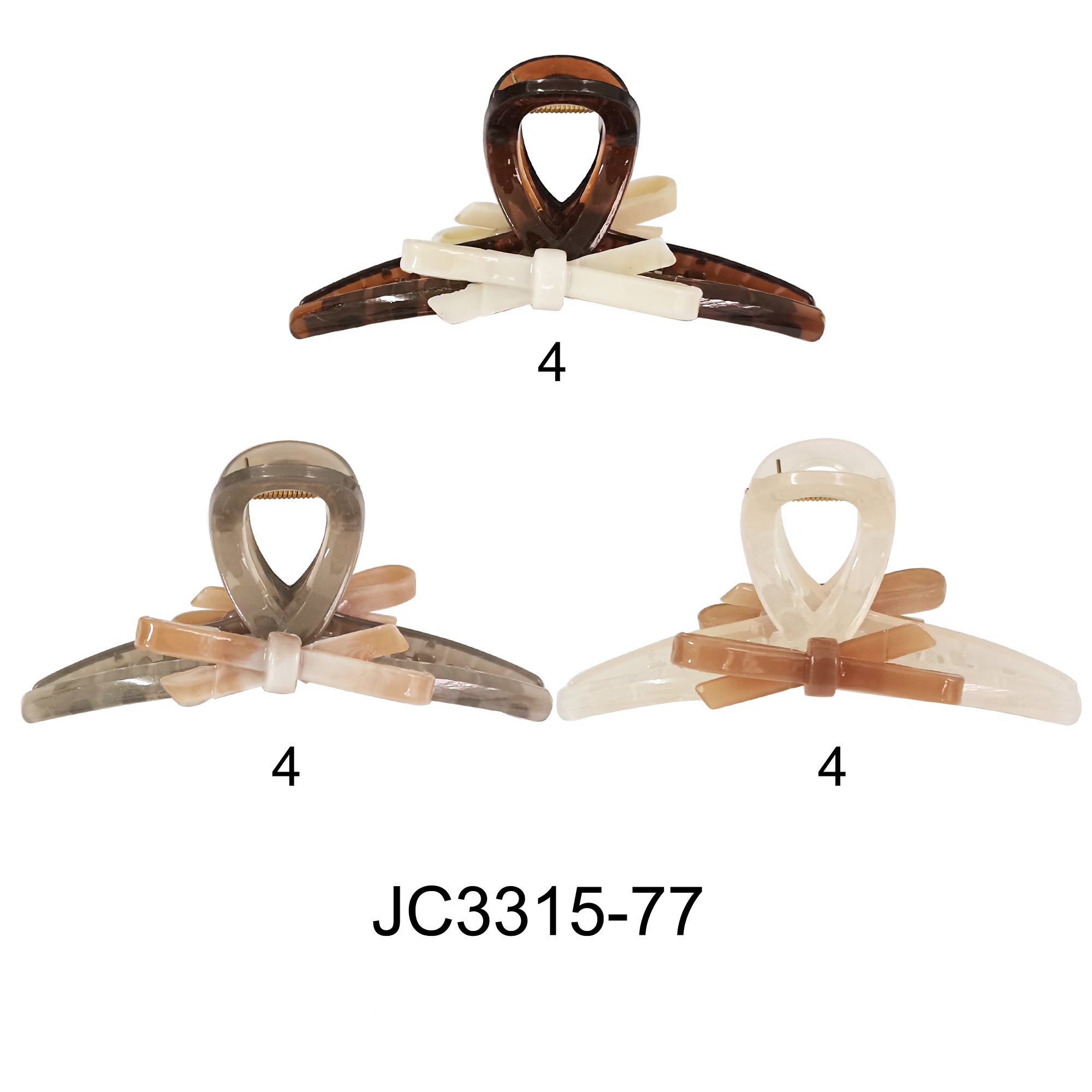RIBBON CLAW CLIP 3315-77 (12PC)