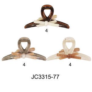 RIBBON CLAW CLIP 3315-77 (12PC)