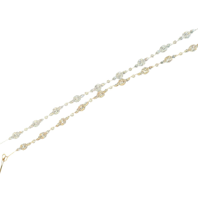 CRYSTAL BLOSSOM BRANCH THIN TIARA HAIR PIN JC639 (6PC)