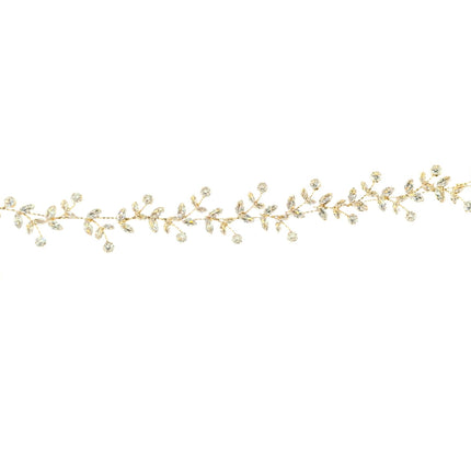 Crystal Blossom Branch Thin Tiara Hair Pin JC640 (6PC)