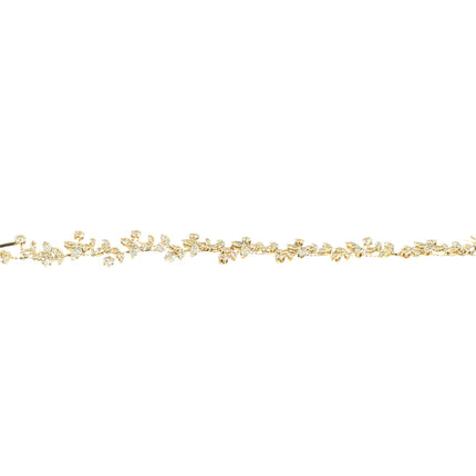 Crystal Blossom Branch Thin Tiara Hair Pin JC640 (6PC)