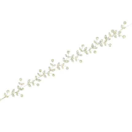 Crystal Blossom Branch Thin Tiara Hair Pin JC640 (6PC)