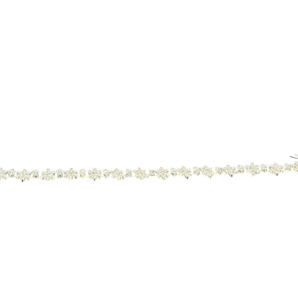 Crystal Blossom Branch Leaves Thin Tiara Hair Pin JC641 (6PC)