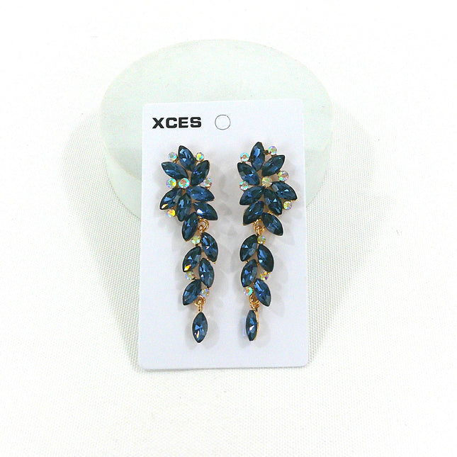 Crystal Marquise Cluster Drop Bridal Earring JE7306 (3PAIR)