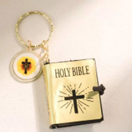 Mini Holy Bible Key Chain JK5910-3 (12PC)