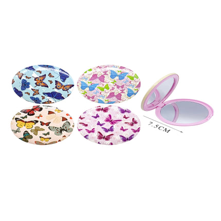 Butterfly Compact Hand Mirror JM5527-20 (12PC)