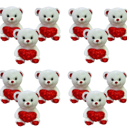 Rose Heart Bear Plush JT41115-20 (12PC)