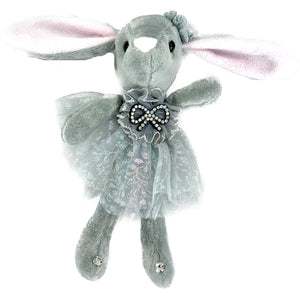 DRESS LONG LEG RABBIT PLUSH KEY CHAIN 0425-18 (12PC)