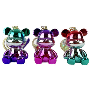 ACRYLIC BEAR FIGURE KEY CHAIN 0630-4 (12PC)