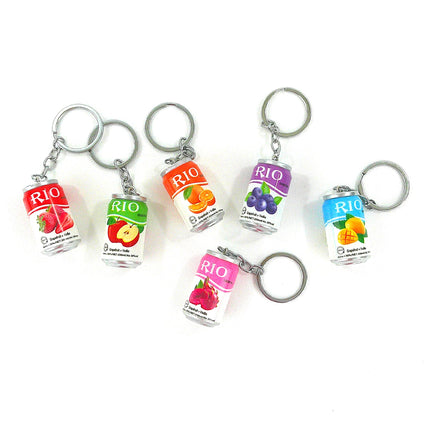 RIO FRUITS SODA CAN KEY CHAIN KC1013-20 (12PC)