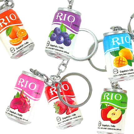 RIO FRUITS SODA CAN KEY CHAIN KC1013-20 (12PC)