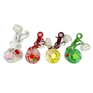 CHRISTMAS HOLIDAY LIQUID JAR KEY CHAIN 21026-20 (12PC)