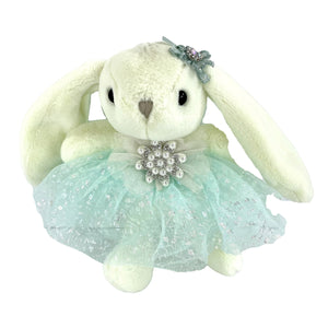 DRESS LONG EAR RABBIT PLUSH KEY CHAIN 427-20 (12PC)