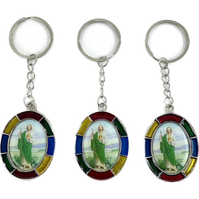 Jesus Santa Maria Religious Key Chain KC 516-1 (12PC)