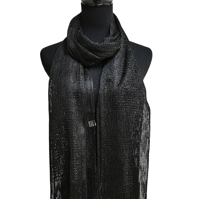 METALLIC SCARVES MS1911 (12PC)