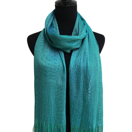 METALLIC SCARVES MS1911 (12PC)