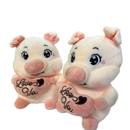 BABY PIG LOVE YOU PLUSH TY0411-8 (12PC)