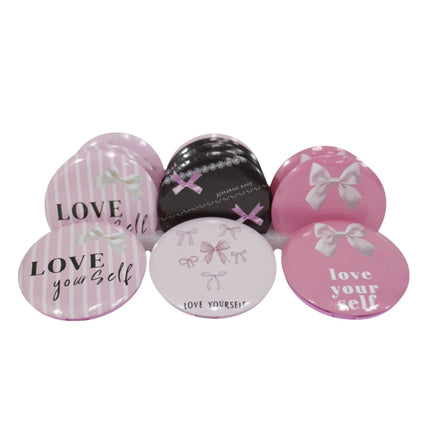 Ribbon Bow Compact Hand Mirror JM5527-21 (12PC)