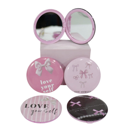 Ribbon Bow Compact Hand Mirror JM5527-21 (12PC)