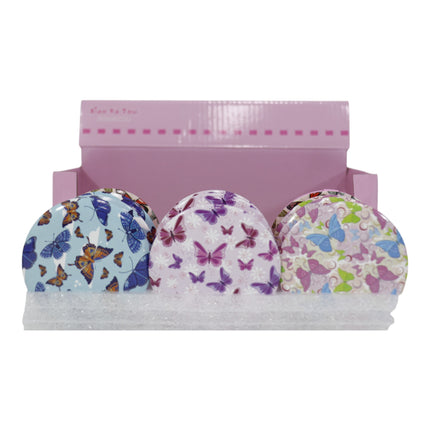 Butterfly Compact Hand Mirror JM5527-20 (12PC)