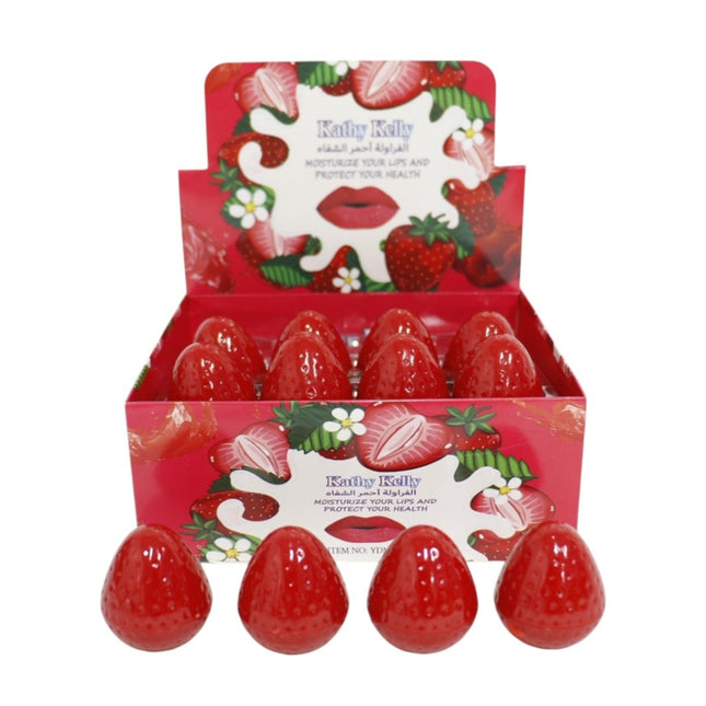 Kathy Kelly Strawberry Lip Balm LB1204 (24PC)