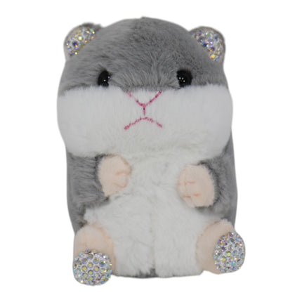 Rhinestone Hamster Plush Key Chain KC31219-31 (12PC)