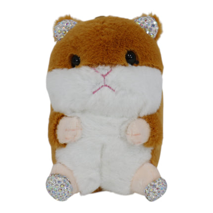 Rhinestone Hamster Plush Key Chain KC31219-31 (12PC)
