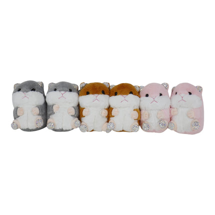 Rhinestone Hamster Plush Key Chain KC31219-31 (12PC)